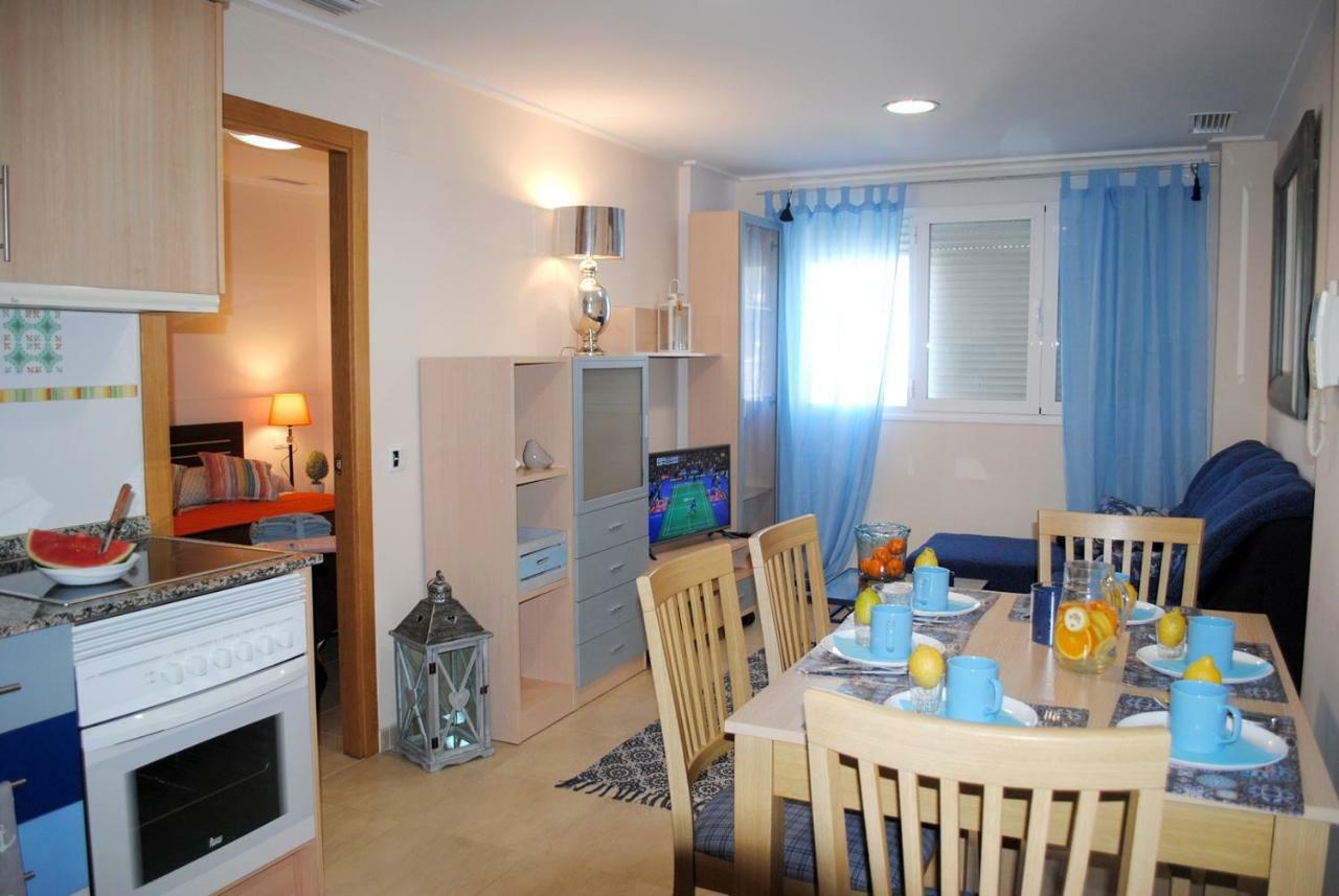 Chillout Grau De Gandia- Attico Para 6 Personas Invitamos Familias Y Jovenes, Dos Banos Esterno foto