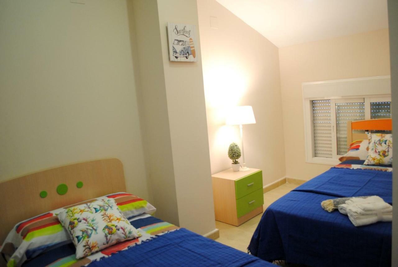 Chillout Grau De Gandia- Attico Para 6 Personas Invitamos Familias Y Jovenes, Dos Banos Esterno foto